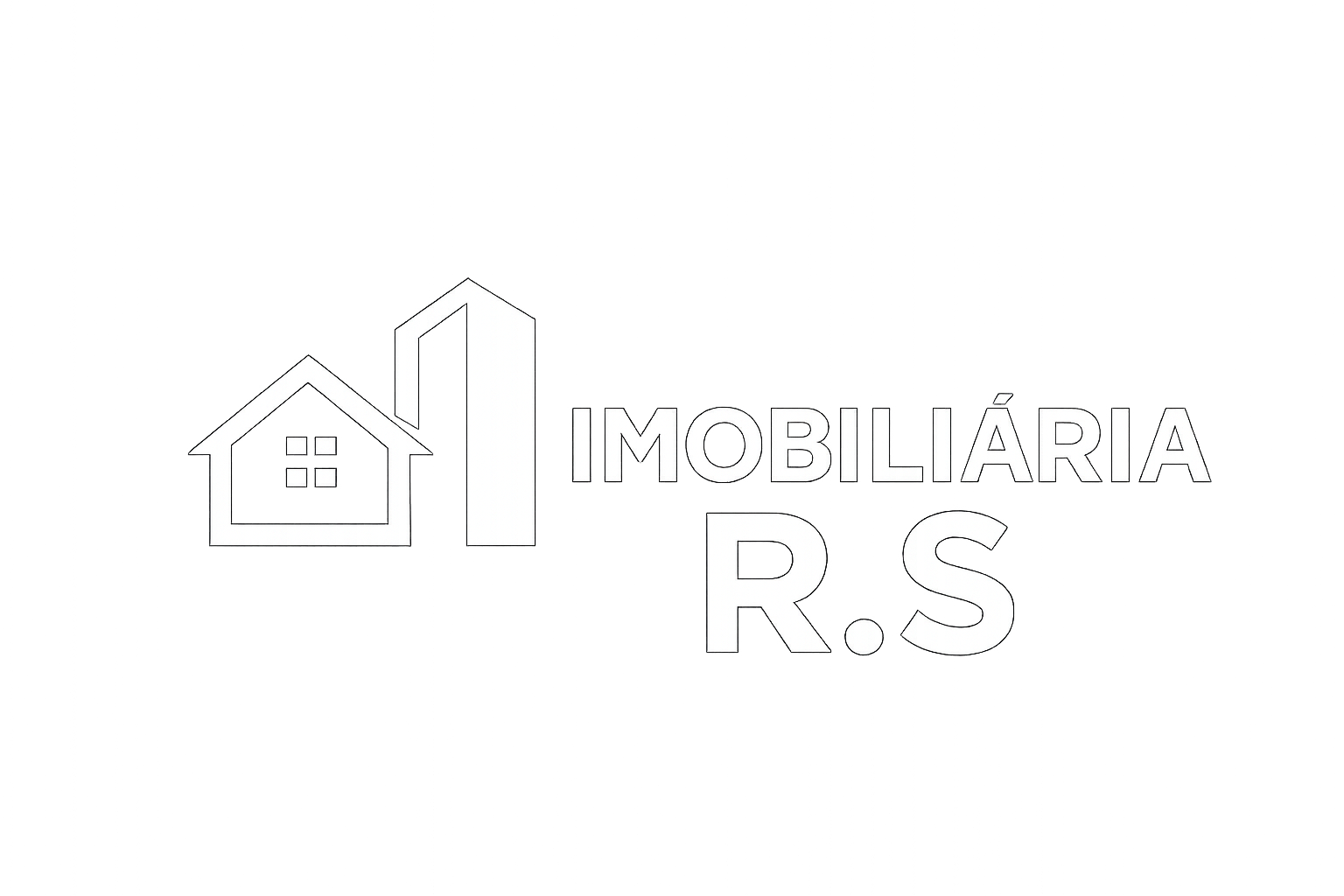 logo imobiliária r.s
